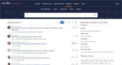 Desktop Screenshot of answers.coveo.com