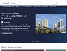 Tablet Screenshot of blog.coveo.com